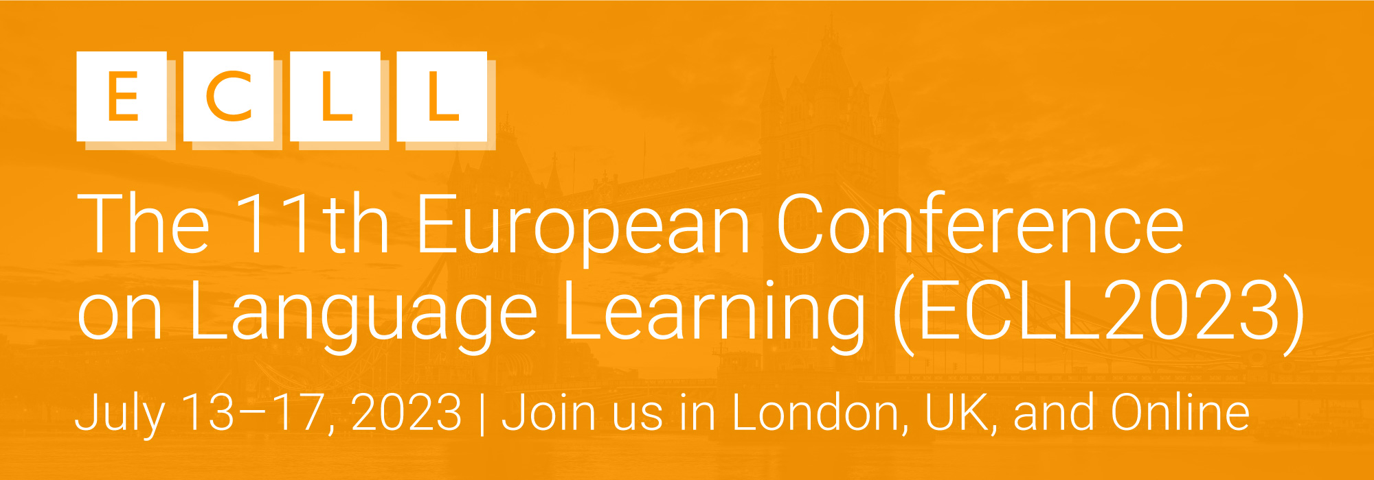 The 11th European Conference on Language Learning ECLL2023 London